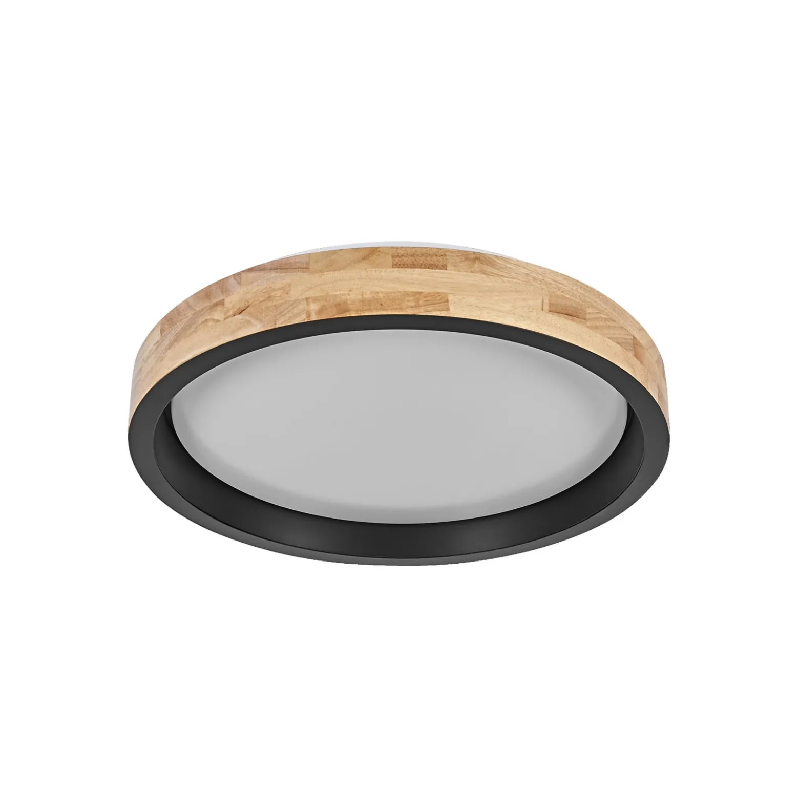 OSRAM LED-Deckenlampe ORBIS MARIANO holz/schwarz Ø 41 cm dim