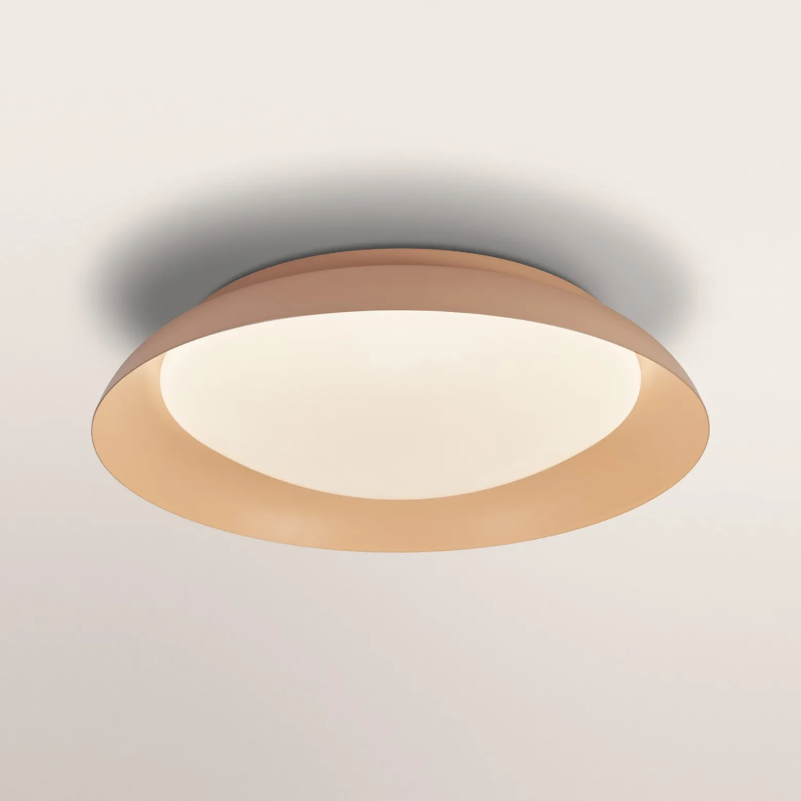 OSRAM LED-Deckenlampe ORBIS PLATE, rosé, Ø 48 cm, clickdim