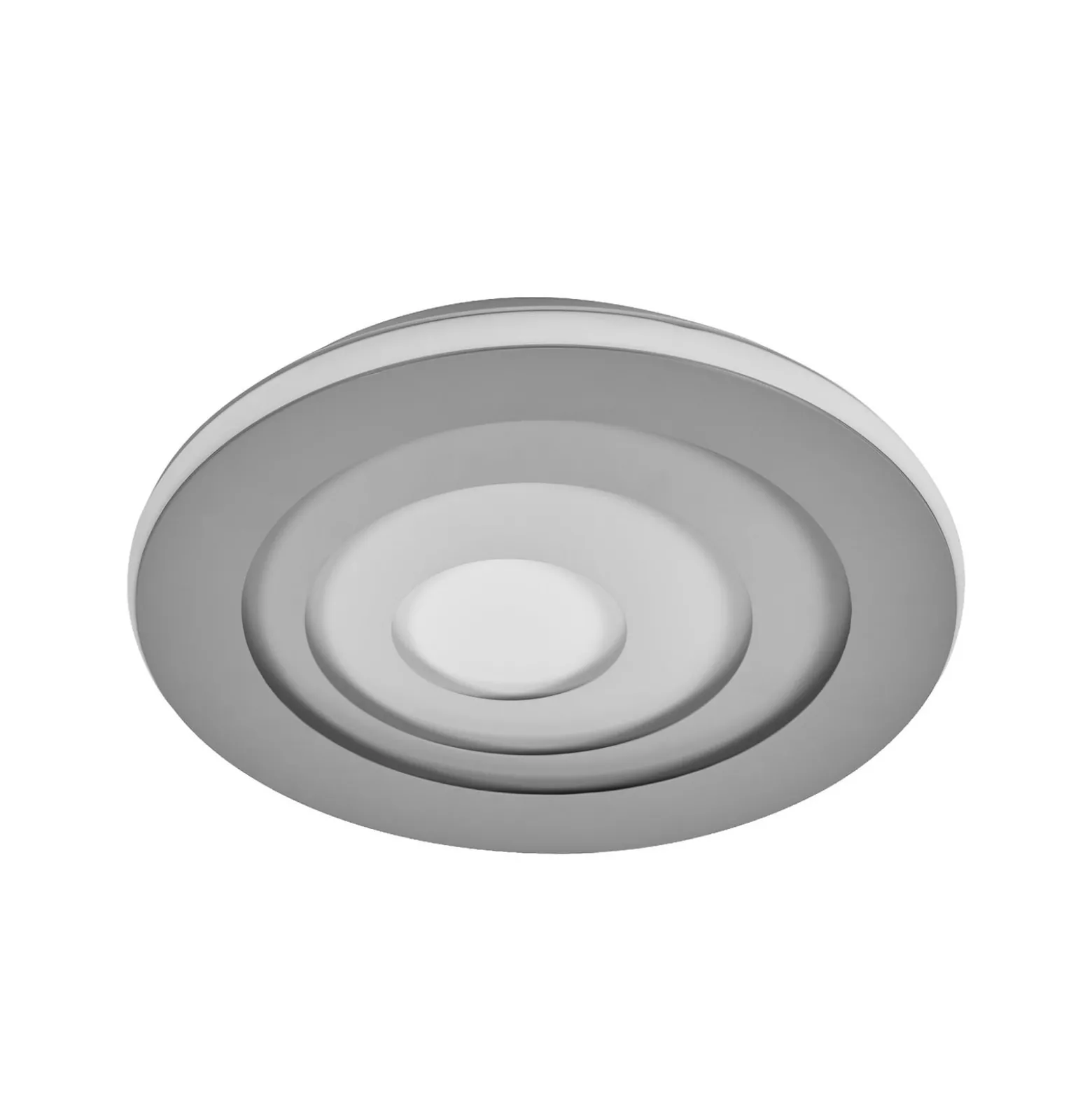 OSRAM LED-Deckenlampe ORBIS SPIRAL, Ø 37 cm, grau, clickdim