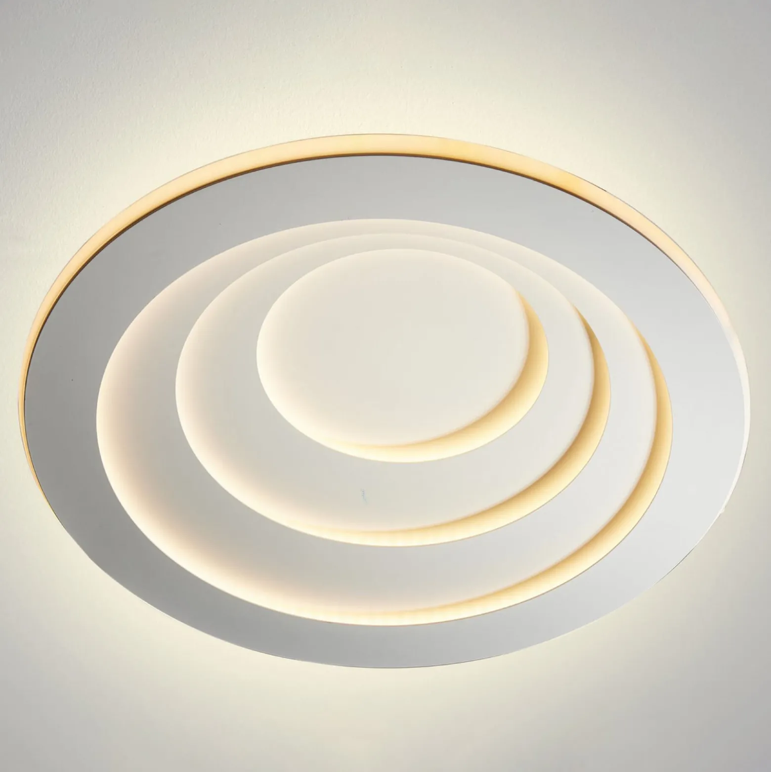 OSRAM LED-Deckenlampe ORBIS SPIRAL ROUND, Ø 51 cm, weiß 42 W