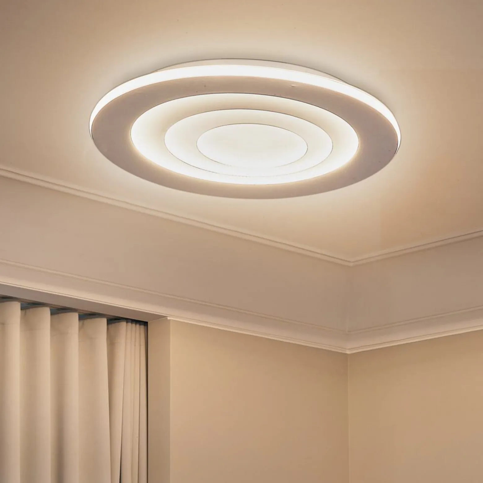 OSRAM LED-Deckenlampe ORBIS SPIRAL ROUND, Ø 69 cm, weiß 63 W