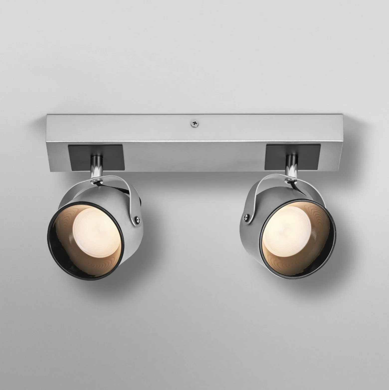 OSRAM LED-Deckenleuchte JUPITER, 2-flammig, silber, Metall