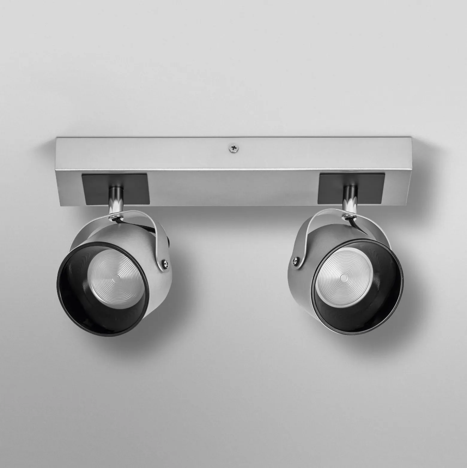 OSRAM LED-Deckenleuchte JUPITER, 2-flammig, silber, Metall
