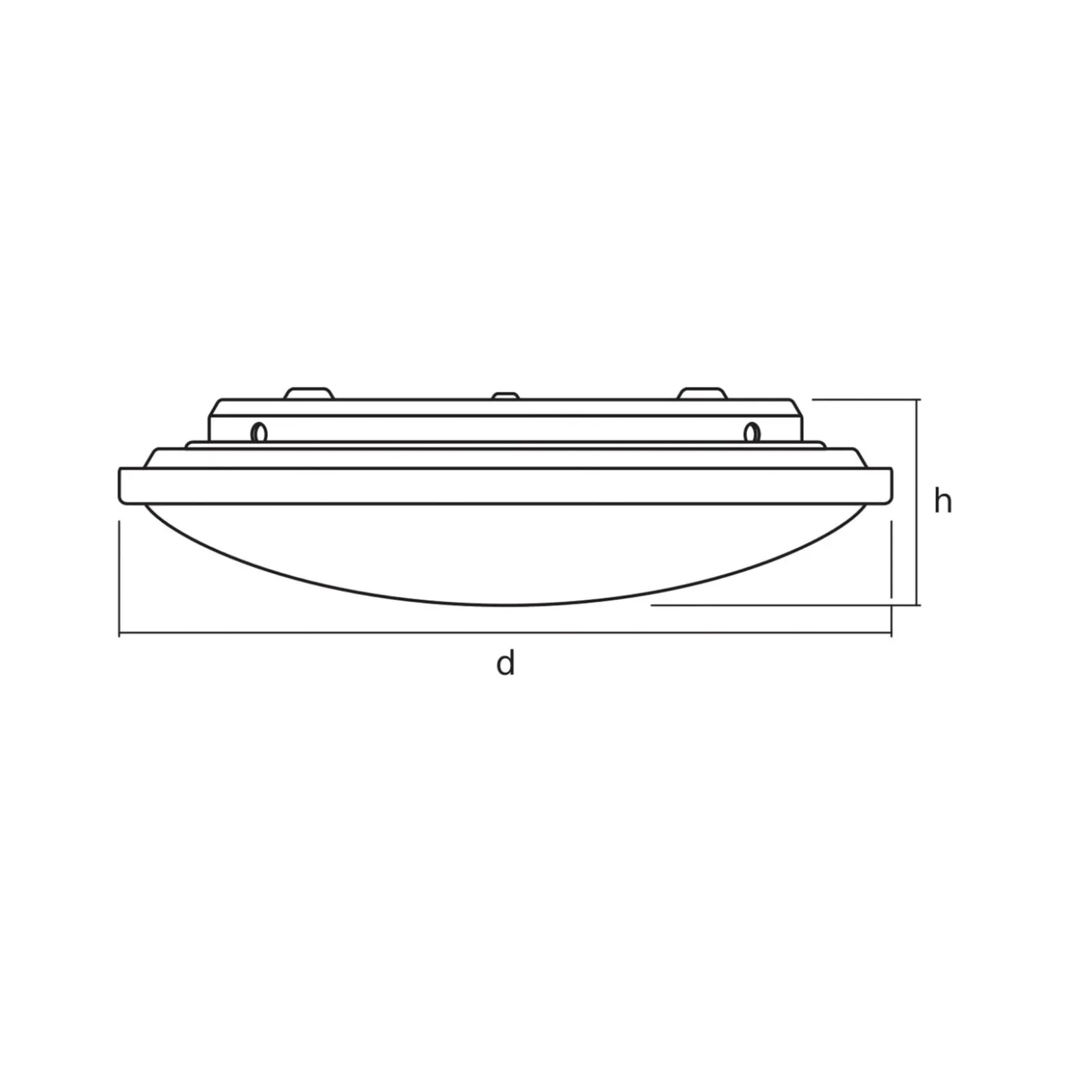 OSRAM LED-Deckenleuchte ORBIS, Ø 31 cm, CCT, weiß