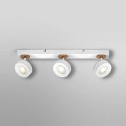 OSRAM LED-Deckenstrahler PLUTO, weiß, 3 Spots Metall 3.000 K