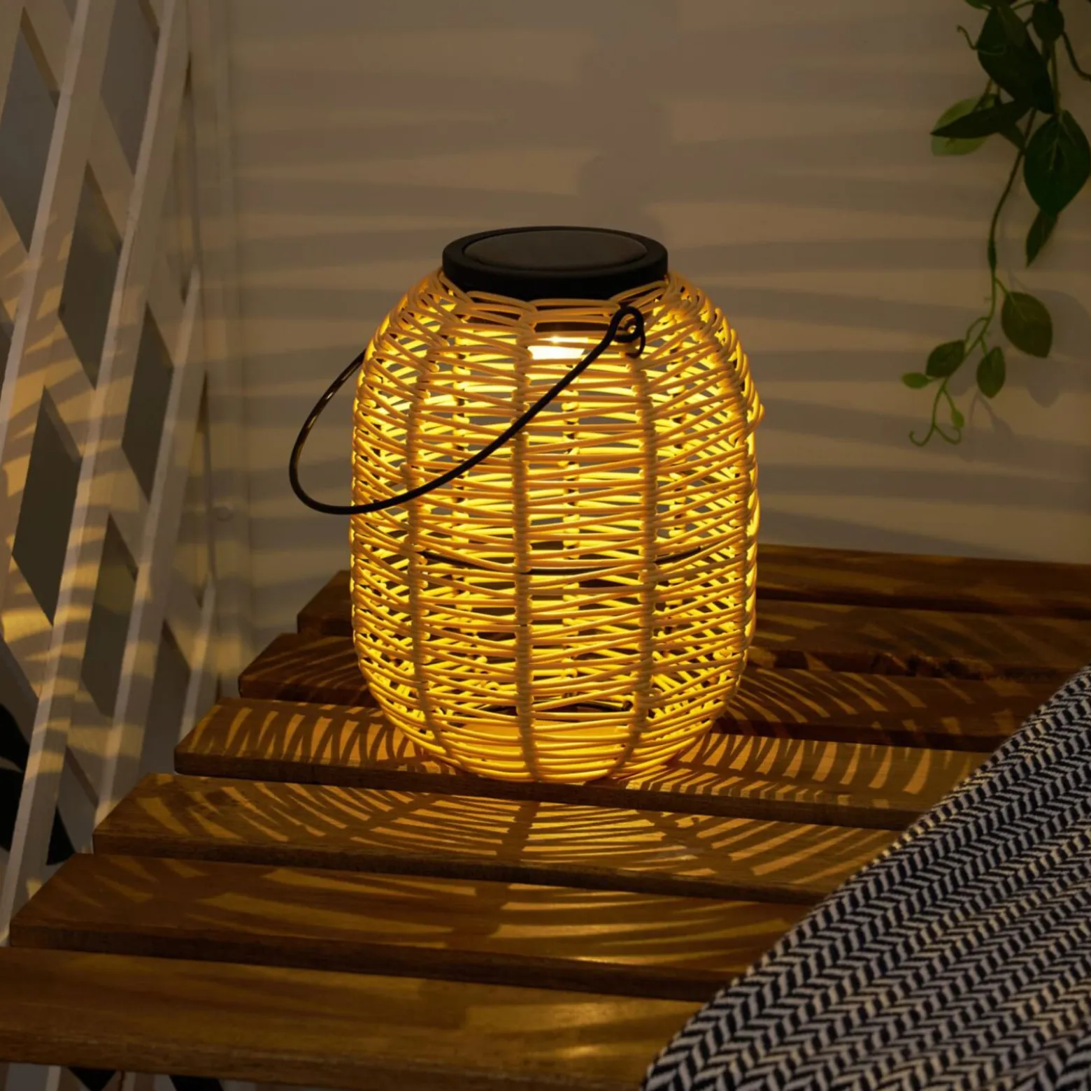 Pauleen Sunshine Treasure LED-Solarlaterne beige
