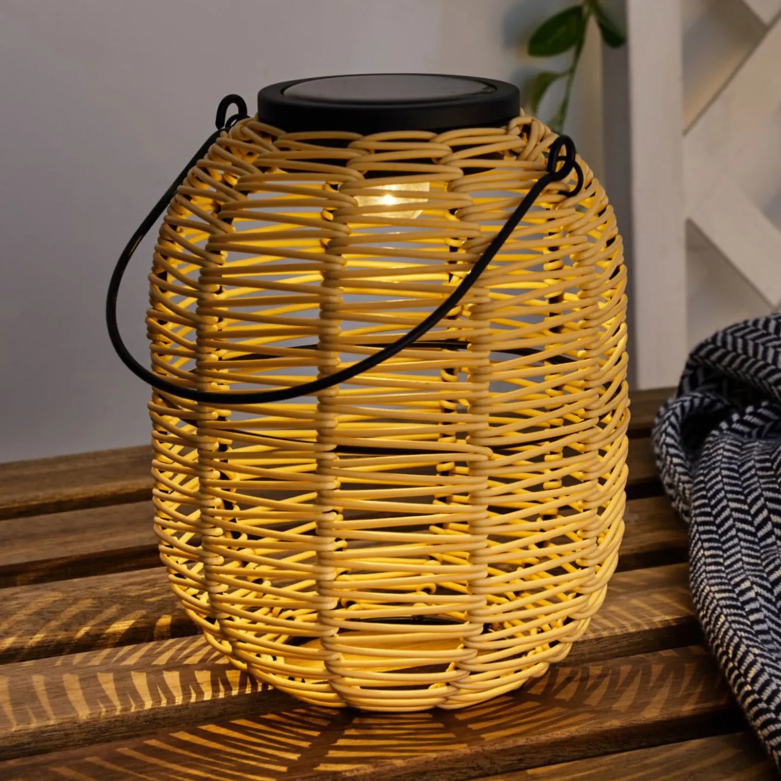 Pauleen Sunshine Treasure LED-Solarlaterne beige