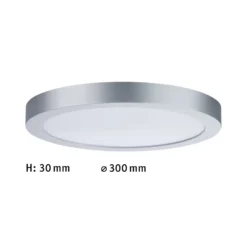 Paulmann Abia LED-Panel Ø 30 cm 2.700K chrom matt