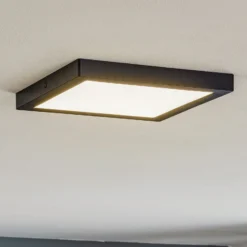 Paulmann Abia LED-Panel 30x30 cm 2.700K schwarz