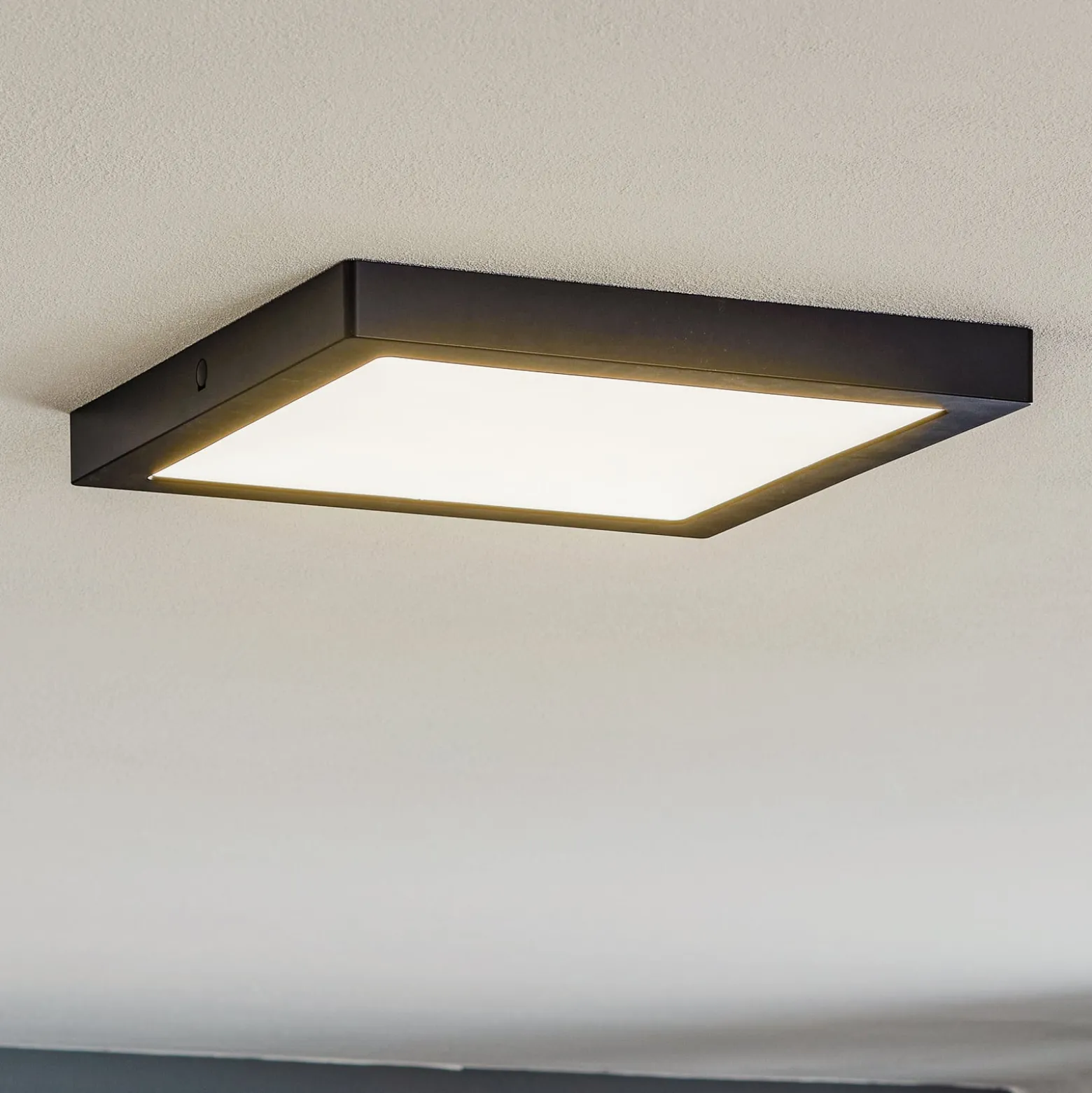 Paulmann Abia LED-Panel 30x30 cm 2.700K schwarz