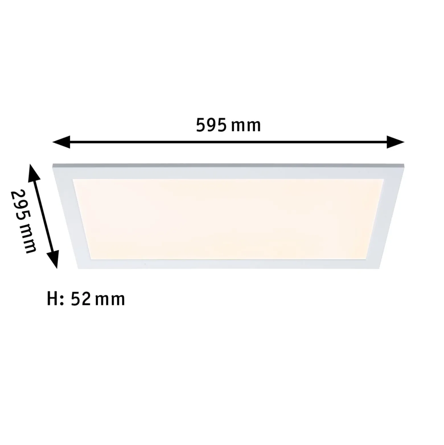Paulmann Amaris LED-Panel, ZigBee, 60x30cm, RGBW