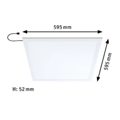 Paulmann Amaris LED-Panel, ZigBee, 60x60cm, RGBW