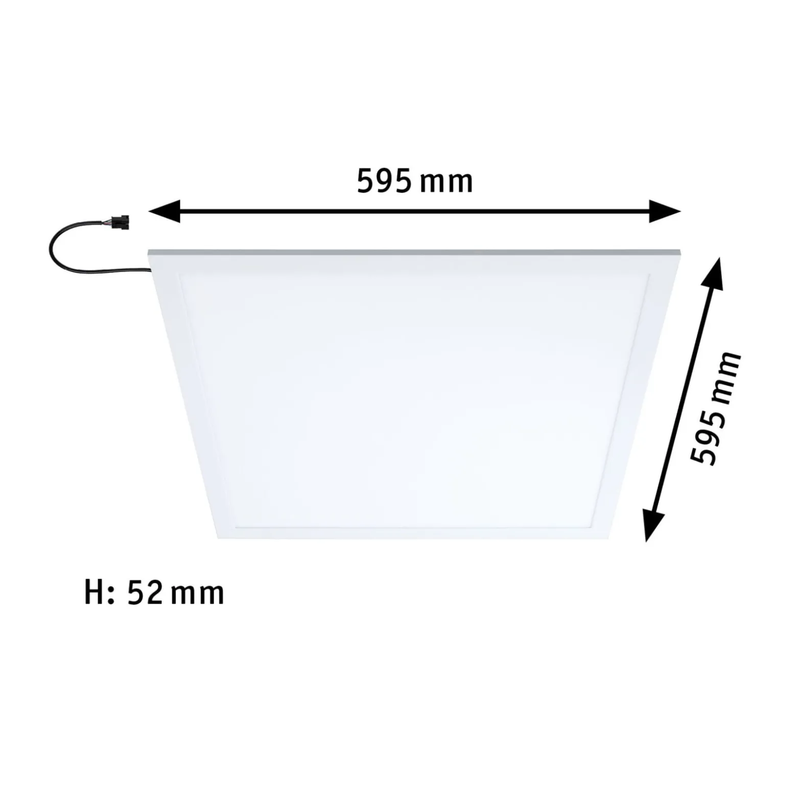 Paulmann Amaris LED-Panel, ZigBee, 60x60cm, RGBW