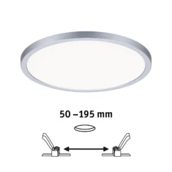 Paulmann Areo Panel 3stepdim rund 840 chrom 23cm
