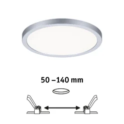 Paulmann Areo Panel 3stepdim rund 840 chrom 17,5cm