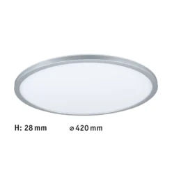 Paulmann Atria Shine Panel dim chrom RGBW Ø42cm