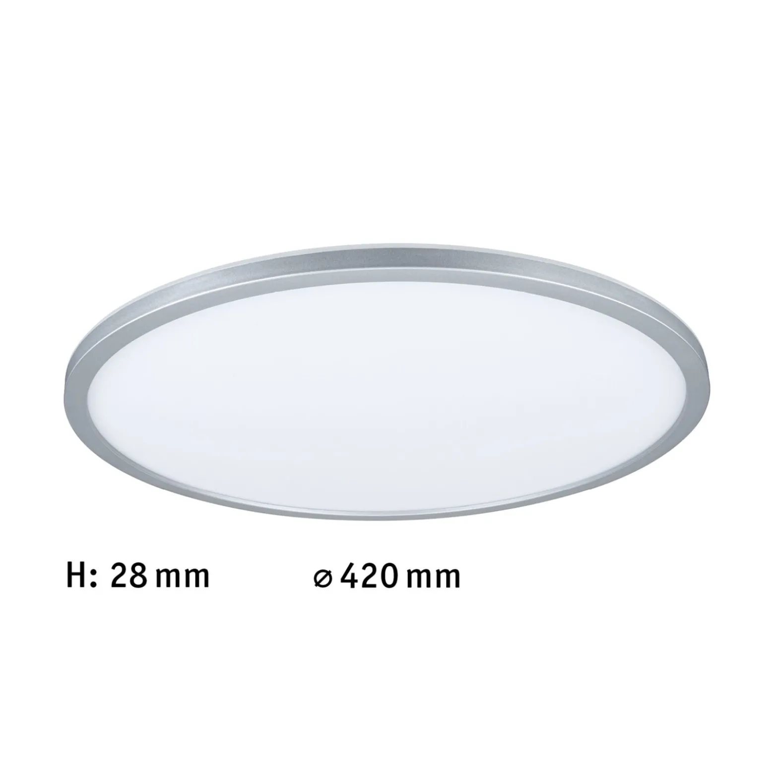 Paulmann Atria Shine Panel dim chrom RGBW Ø42cm