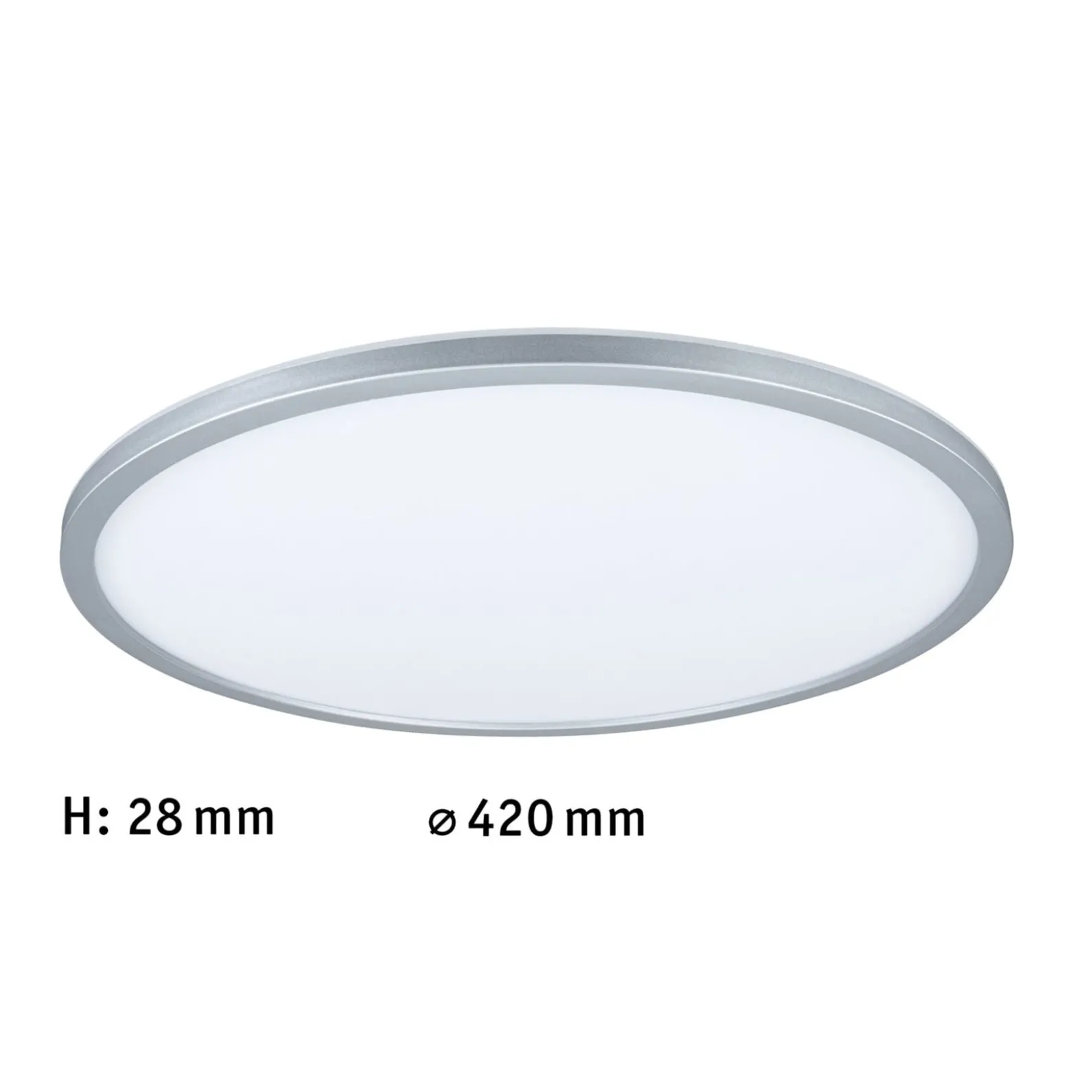Paulmann Atria Shine Panel 3-step chrom 840 Ø42cm