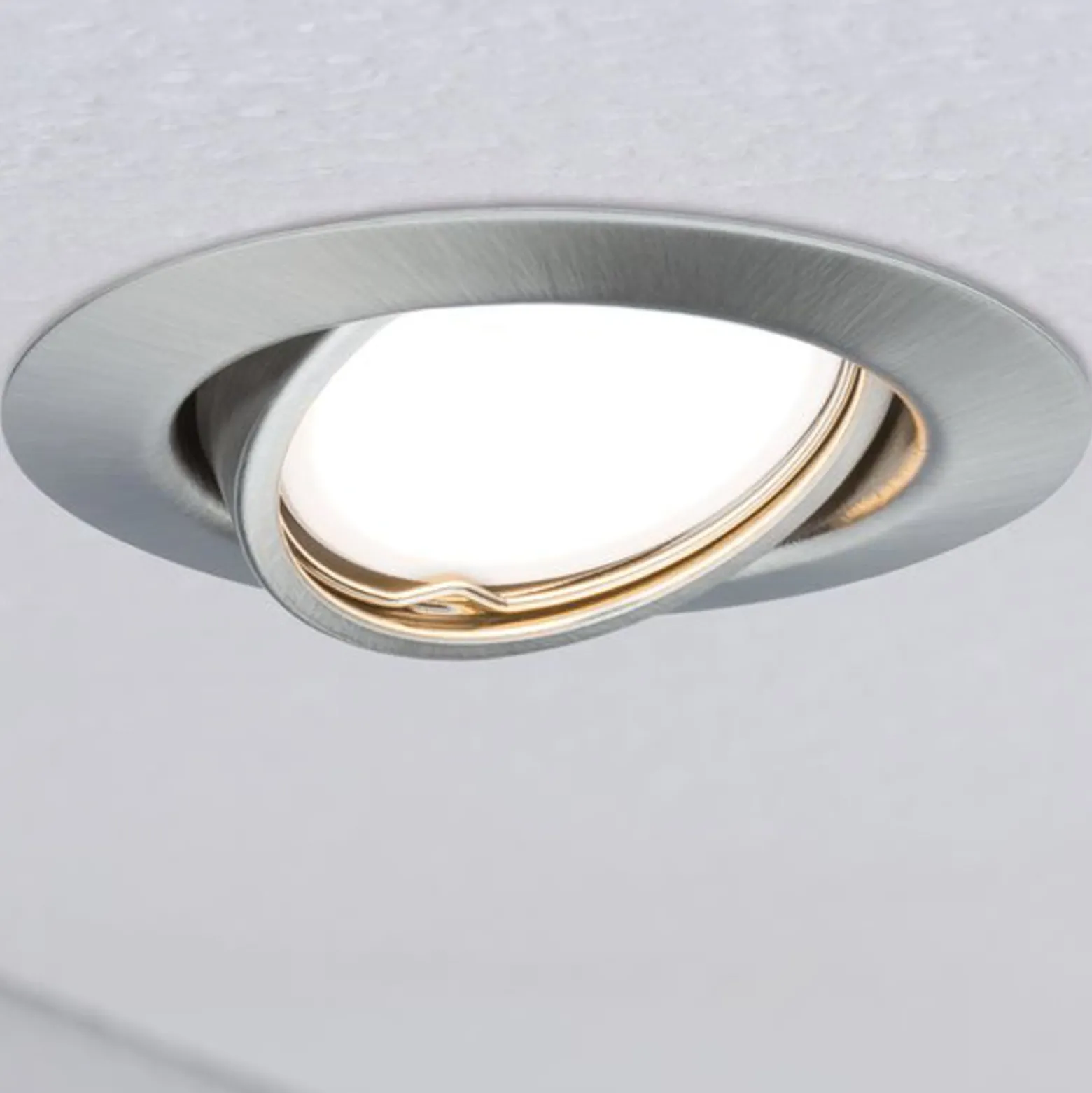 Paulmann Base LED-Einbauspot 3er 3-Step-dim eisen