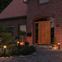 Paulmann Classic LED-Wegelampe mit goldenem Licht