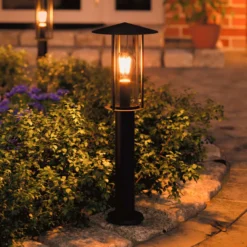 Paulmann Classic LED-Wegelampe mit goldenem Licht