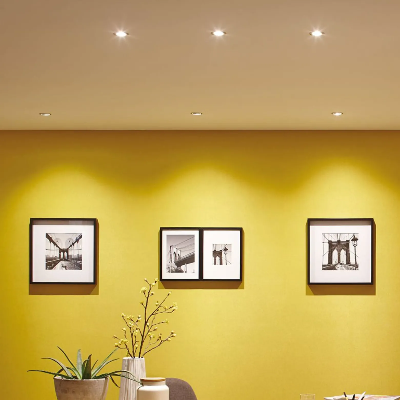 Paulmann Coin Slim LED-Einbau chrom dimmbar 3er