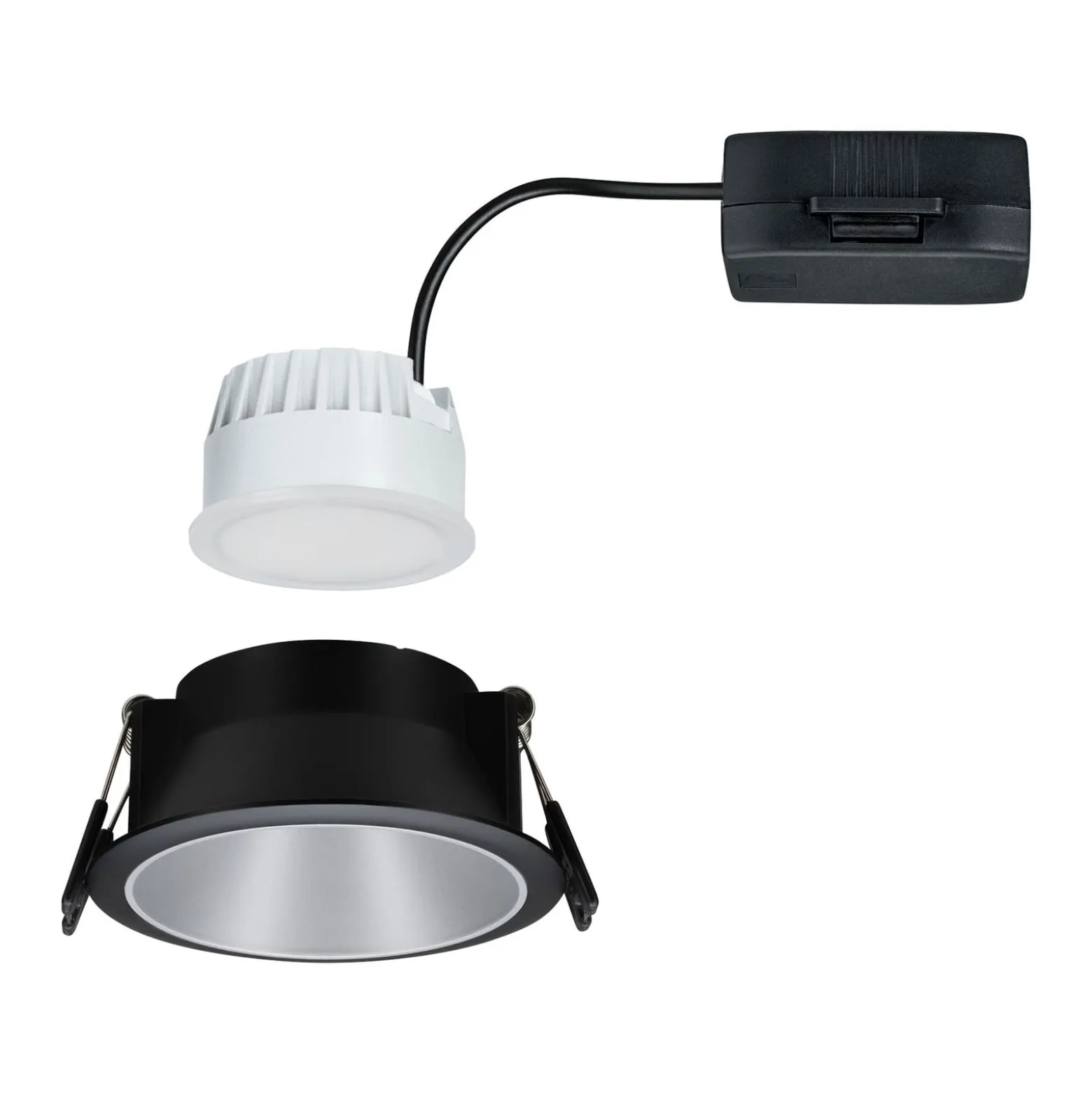 Paulmann Cole LED-Spotlight, silber-schwarz
