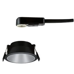 Paulmann Cole Spotlight GU10, schwarz/silber