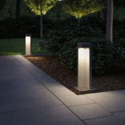 Paulmann Concrea LED-Sockelleuchte, Höhe 45 cm