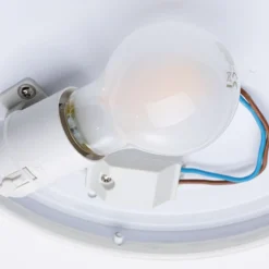 Paulmann Deckenleuchte Axin, Ø 26 cm, weiß, IP44, E27