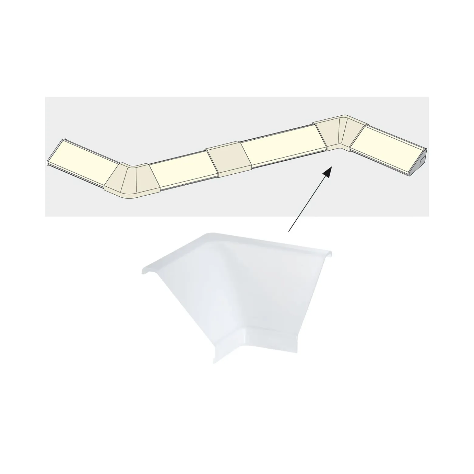 Paulmann Delta Profil Innenecke für LED-Strip 2er