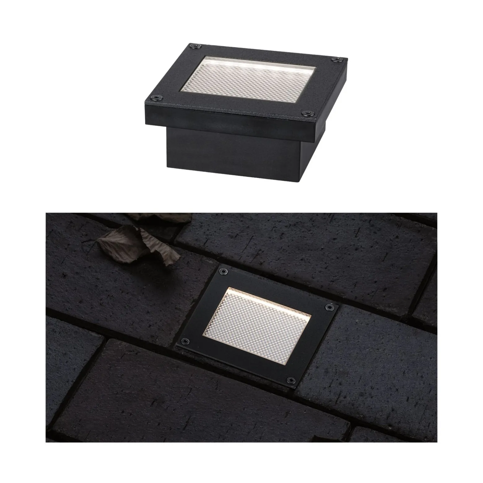 Paulmann Domenic LED-Solar-Bodeneinbaulampe 8x8cm
