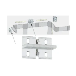 Paulmann Duo Profil 4er Wandhalter für LED-Stripes