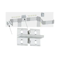 Paulmann Duo Profil 4er Wandhalter für LED-Stripes