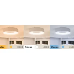 Paulmann HomeSpa Casca LED-Deckenlampe Ø 40cm weiß