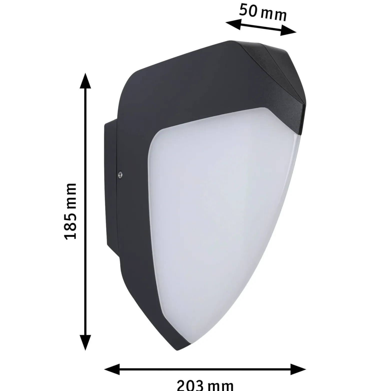 Paulmann Ikosea Sensor-Außenwandleuchte LED 3.000K