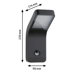 Paulmann Kulma LED-Außenwandlampe mit Sensor