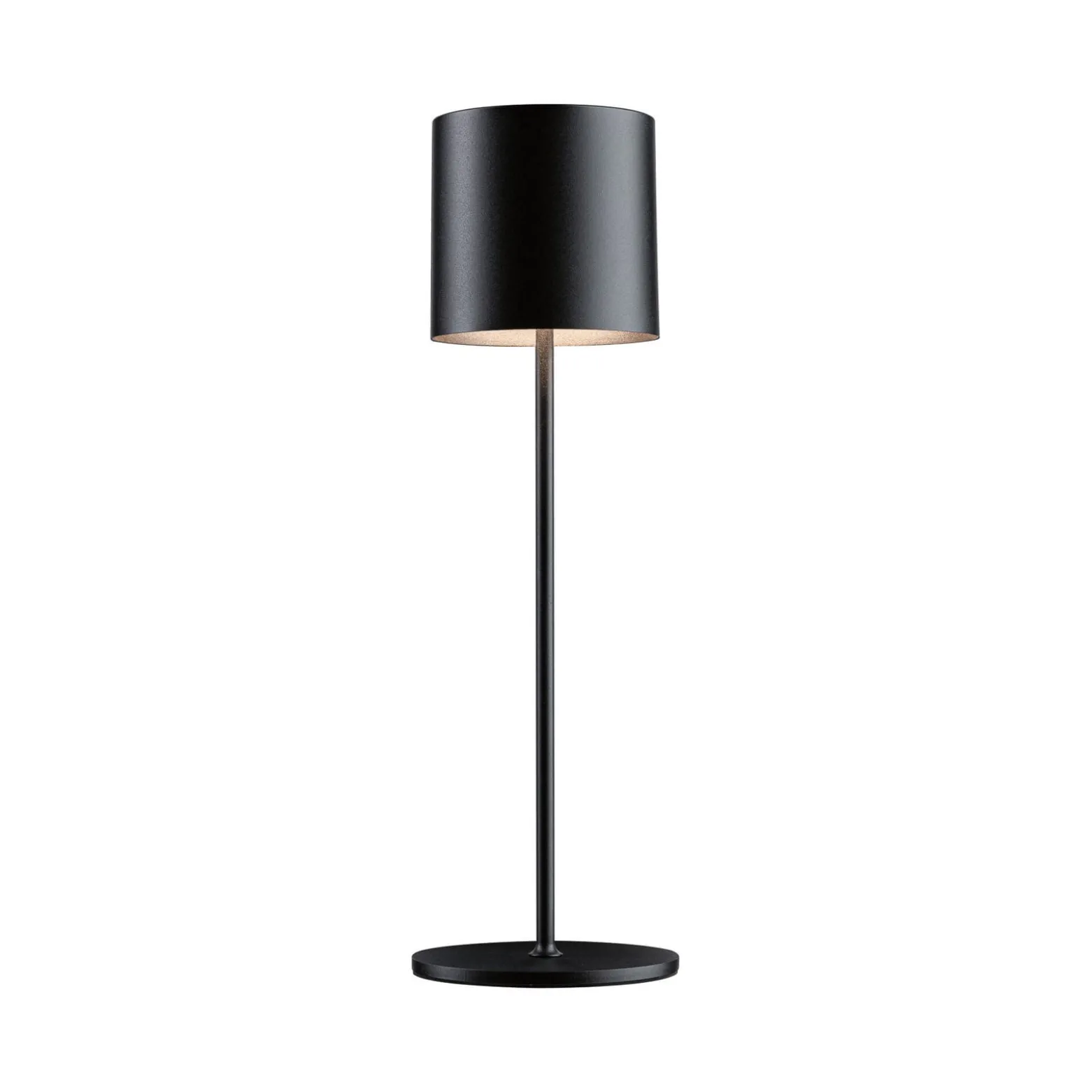 Paulmann LED-Akku-Tischlampe Tuni, schwarz, Kunststoff, IP44