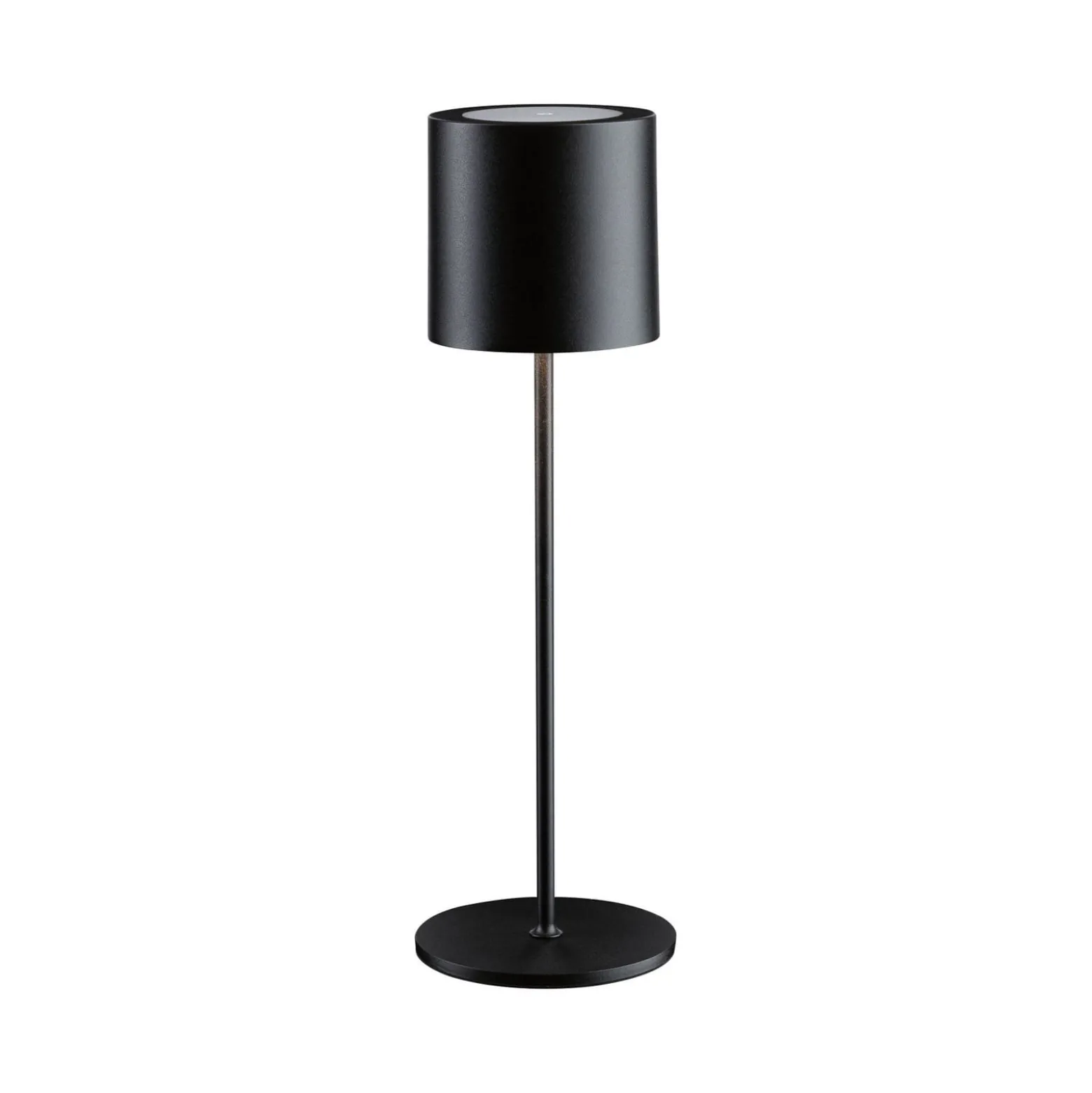 Paulmann LED-Akku-Tischlampe Tuni, schwarz, Kunststoff, IP44