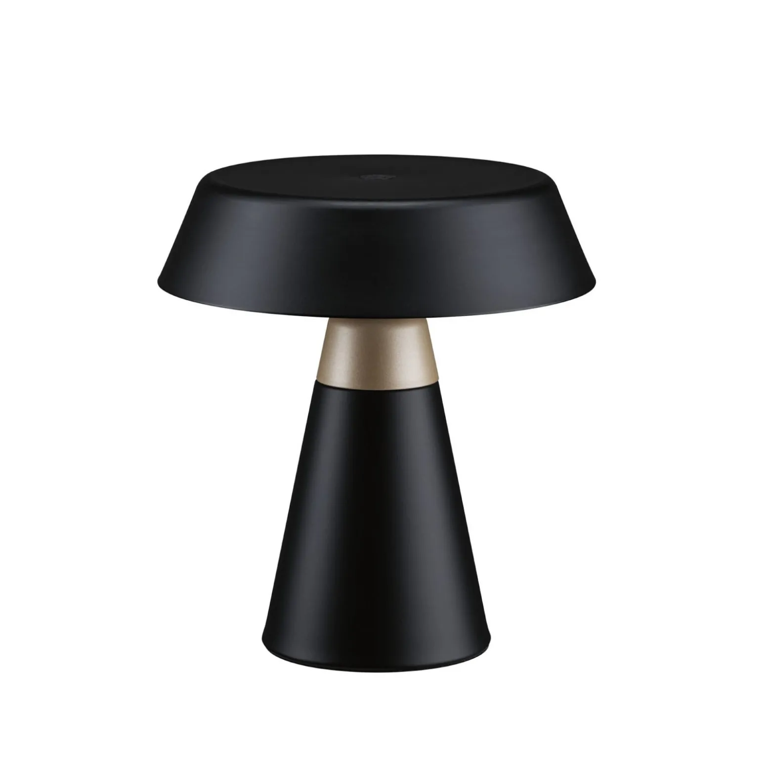Paulmann LED-Akku-Tischlampe Lirox, schwarz/beige 20 cm IP44