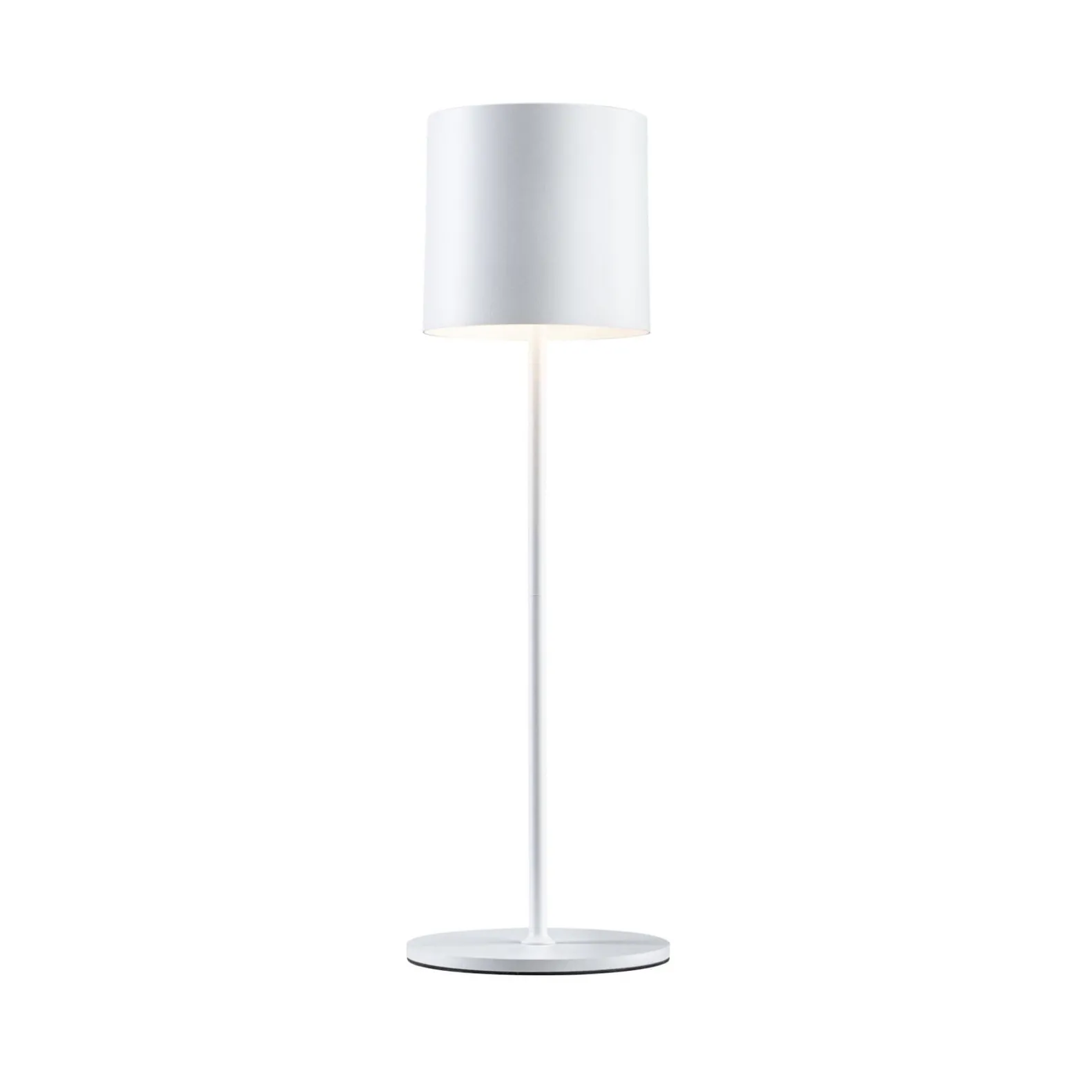 Paulmann LED-Akku-Tischleuchte Tuni, weiß, Kunststoff, IP44