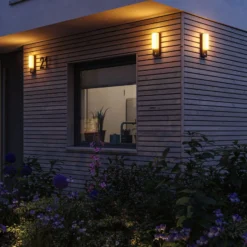 Paulmann LED-Außenwandlampe Bonnie, Alu, 2200/3000K, Sensor
