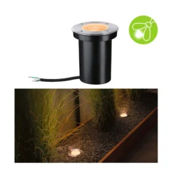 Paulmann LED-Bodeneinbauleuchte 94732, Ø 11 cm, Edelstahl