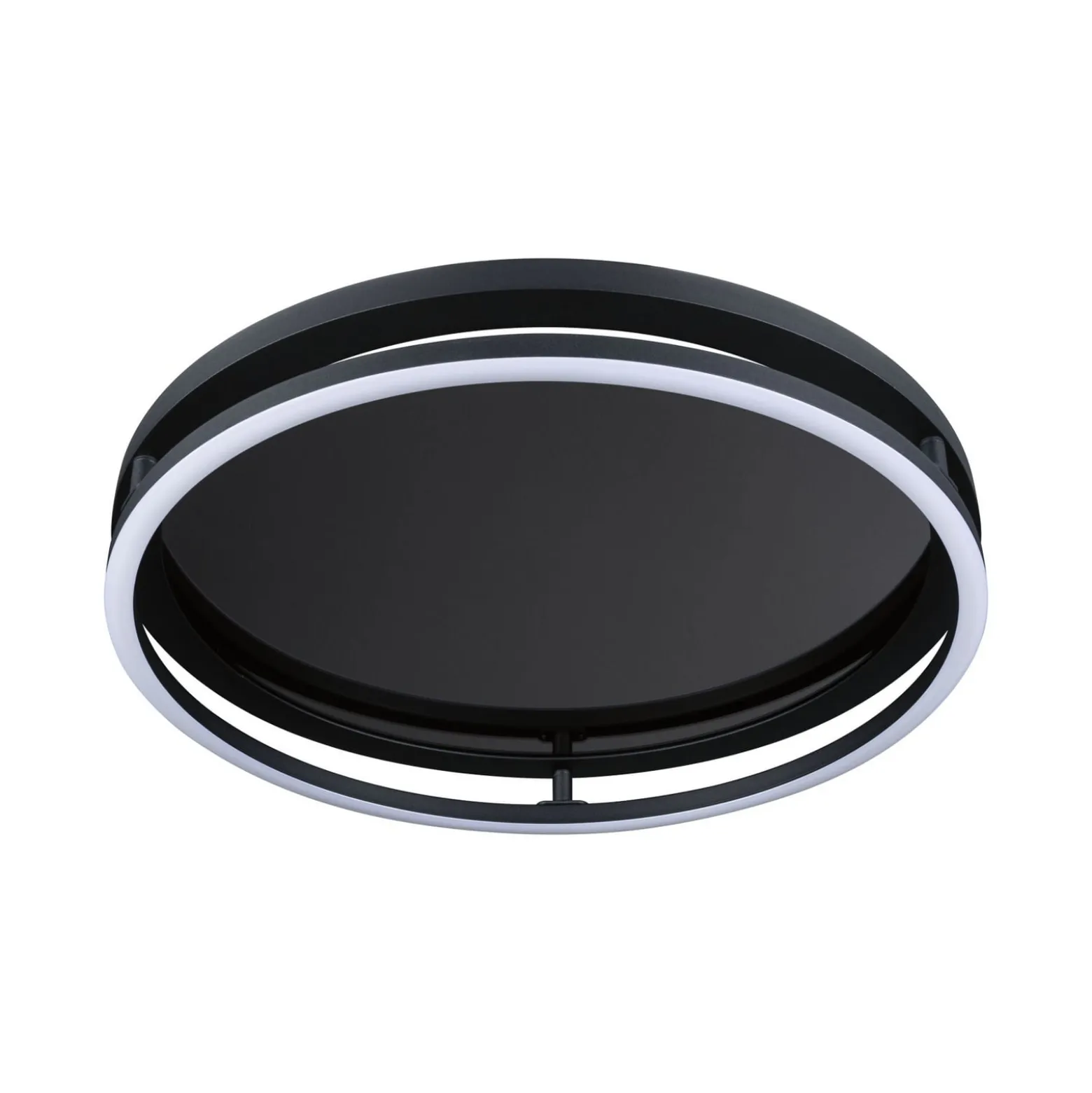 Paulmann LED-Deckenlampe Spaceglow One, schwarz, Ø39cm RGBW