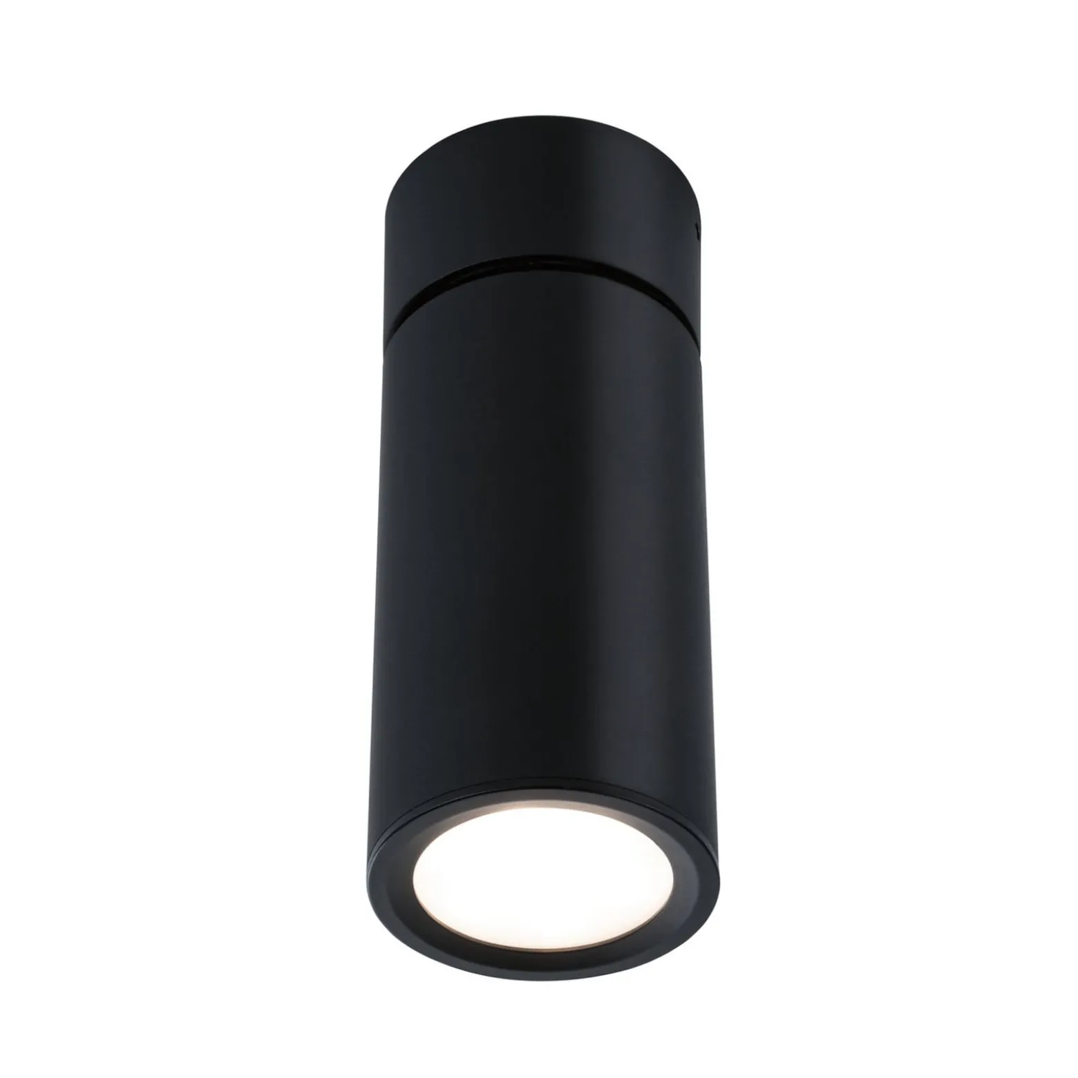 Paulmann LED-Deckenlampe Turnal Coin schwarz Metall 2.700 K