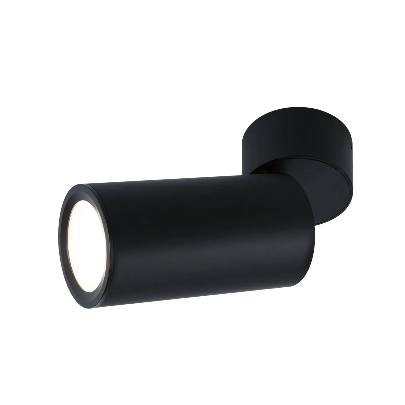 Paulmann LED-Deckenlampe Turnal Coin schwarz Metall 2.700 K