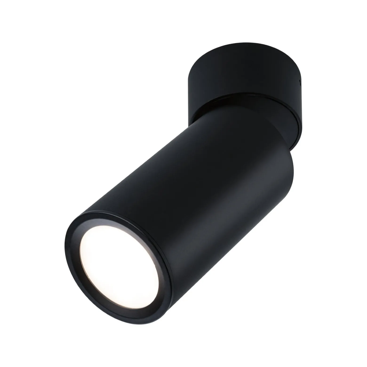 Paulmann LED-Deckenlampe Turnal Coin schwarz Metall 2.700 K