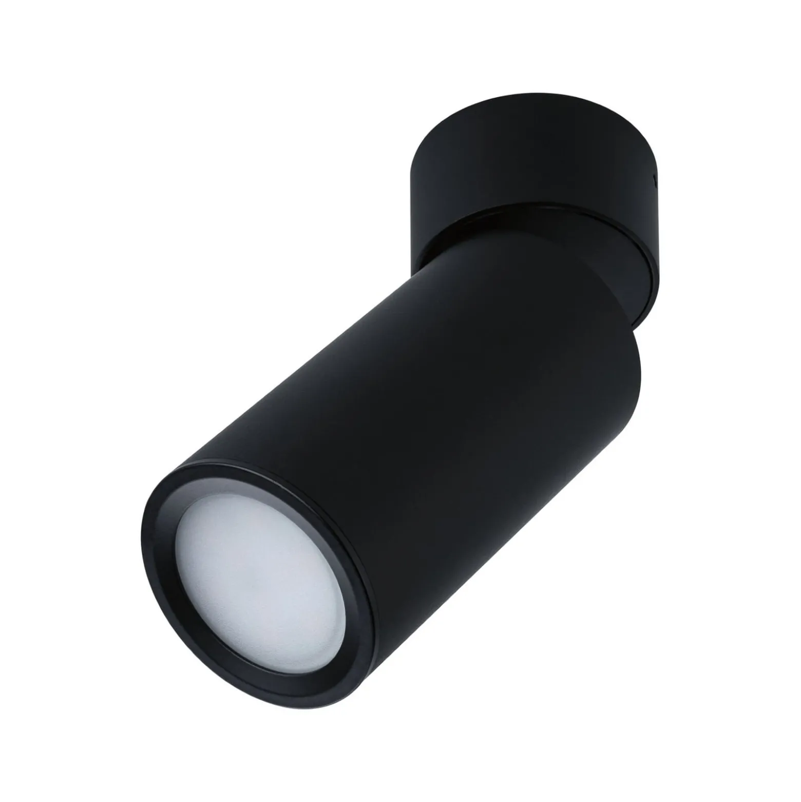 Paulmann LED-Deckenlampe Turnal Coin schwarz Metall 2.700 K