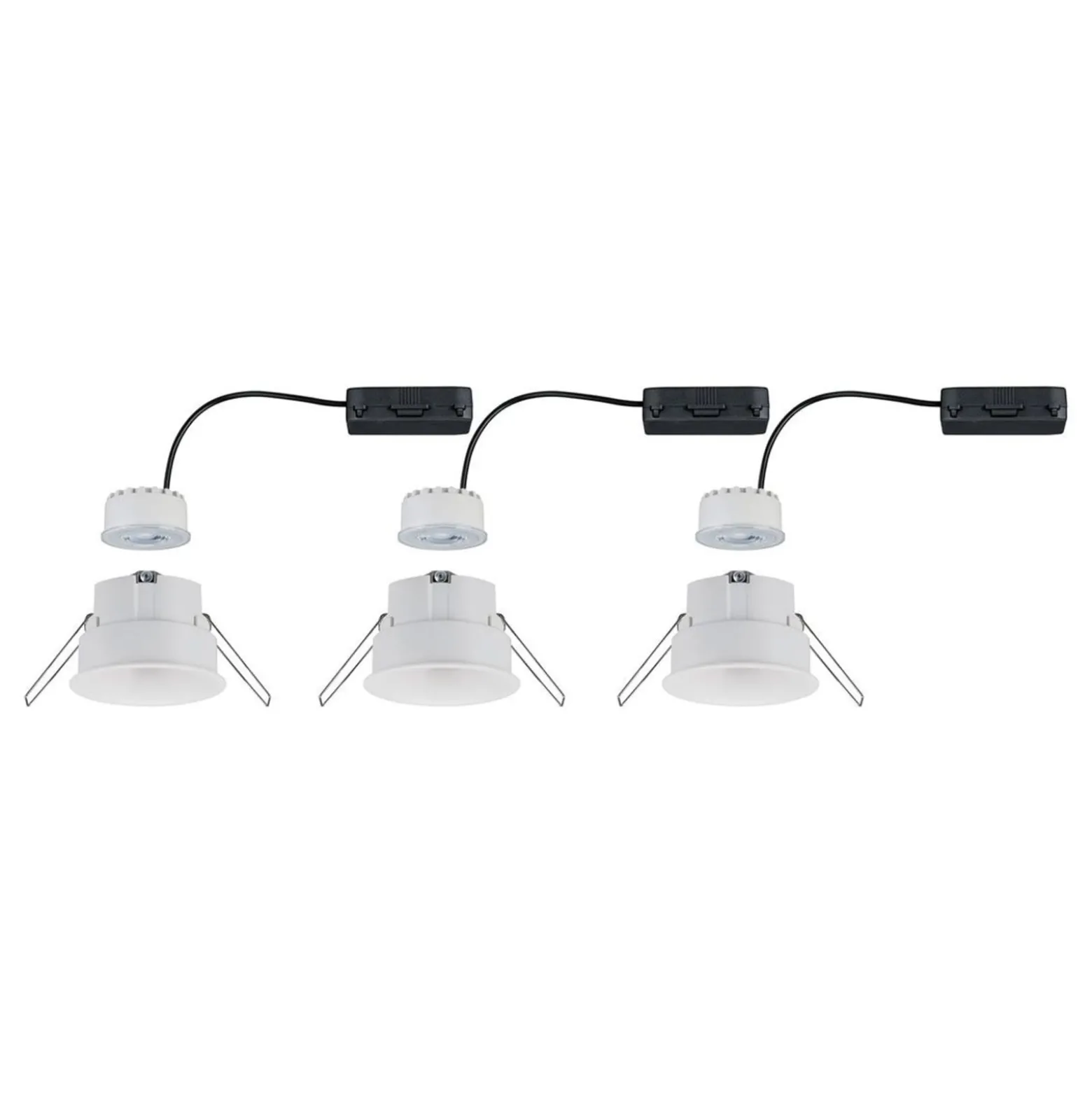 Paulmann LED-Einbaulampe Cymbal 3x6,8W IP44