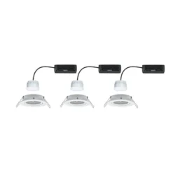 Paulmann LED-Einbauspot Nova Coin Smart weiß CCT 3er 8,4 cm